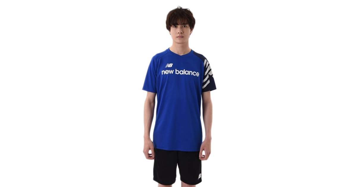 サッカー ウェア メンズ 半袖 Tシャツ アシンメトリーカラー プラクティスシャツ ショートスリーブ Jmtf0419ryb ニューバランス スーパースポーツゼビオ サッカー ウェア メンズ 半袖 Tシャツ アシンメトリーカラー プラクティスシャツ ショートスリーブ Jmtf0419ryb ニューバランス スーパースポーツゼビオ