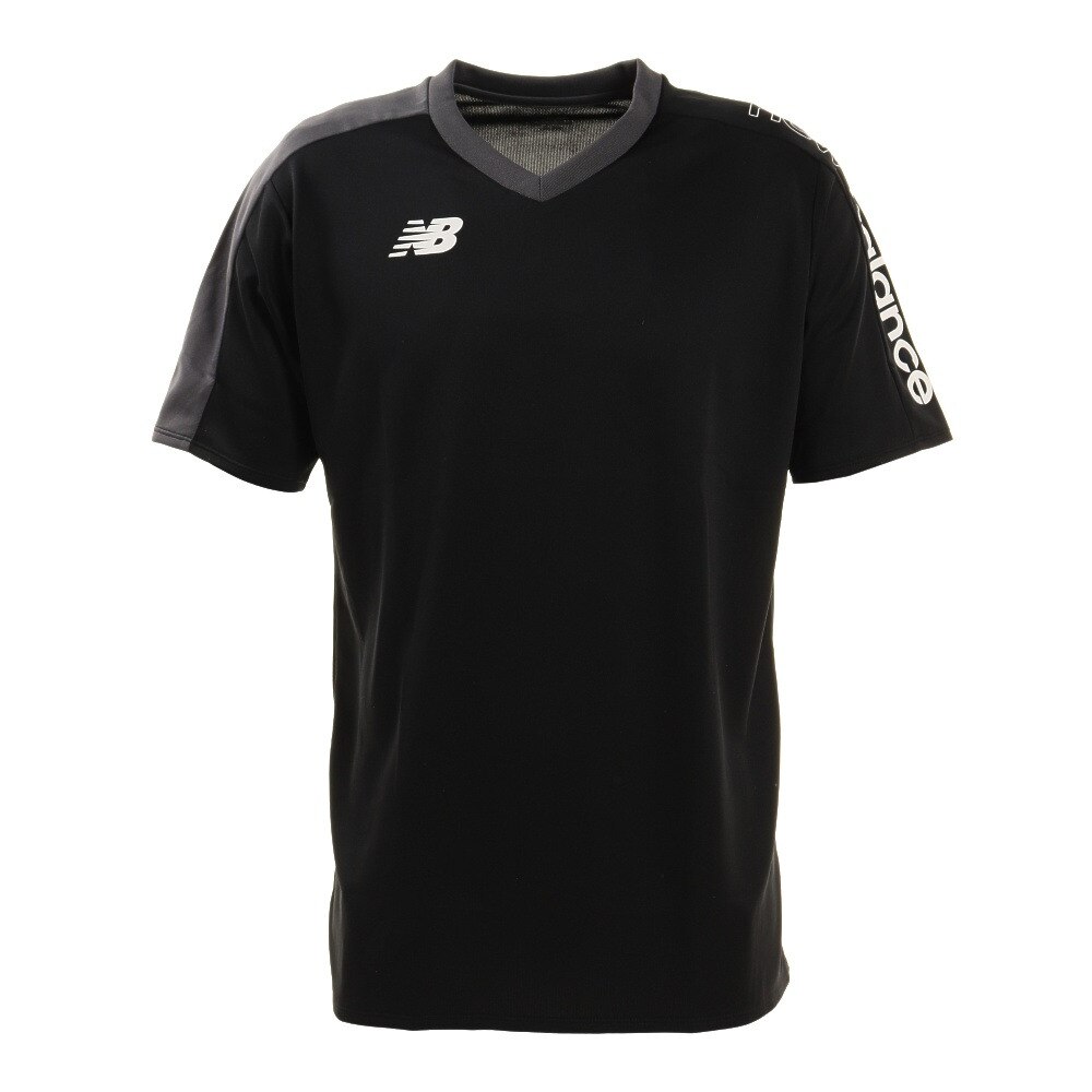  ラインカラープラクティスショートスリーブTシャツ JMTF0420BK