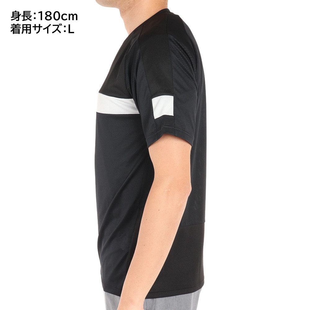 アンブロ（UMBRO）（メンズ、レディース）サッカーウェア  Tシャツ ブリーズプラスショートスリーブシャツ UUUSJA61XB BLK