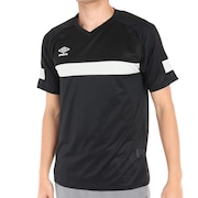 アンブロ(UMBRO)(メンズ、レディース)サッカーウェア  Tシャツ ブリーズプラスショートスリーブシャツ UUUSJA61XB BLK