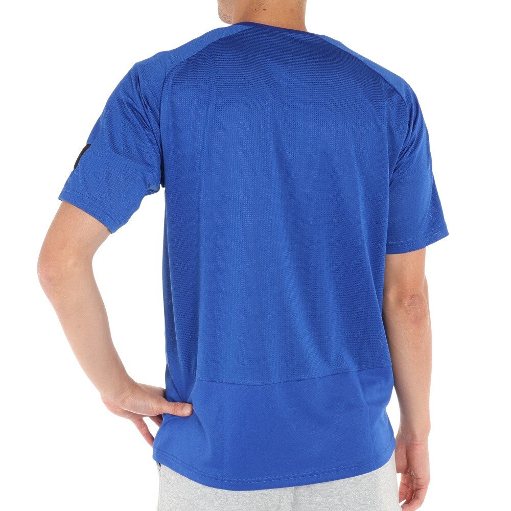 アンブロ（UMBRO）（メンズ、レディース）サッカーウェア  Tシャツ ブリーズプラスショートスリーブシャツ UUUSJA61XB BLU