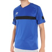 アンブロ(UMBRO)(メンズ、レディース)サッカーウェア  Tシャツ ブリーズプラスショートスリーブシャツ UUUSJA61XB BLU