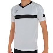 アンブロ（UMBRO）（メンズ、レディース）サッカーウェア ブリーズプラスショートスリーブシャツ UUUSJA61XB WHT