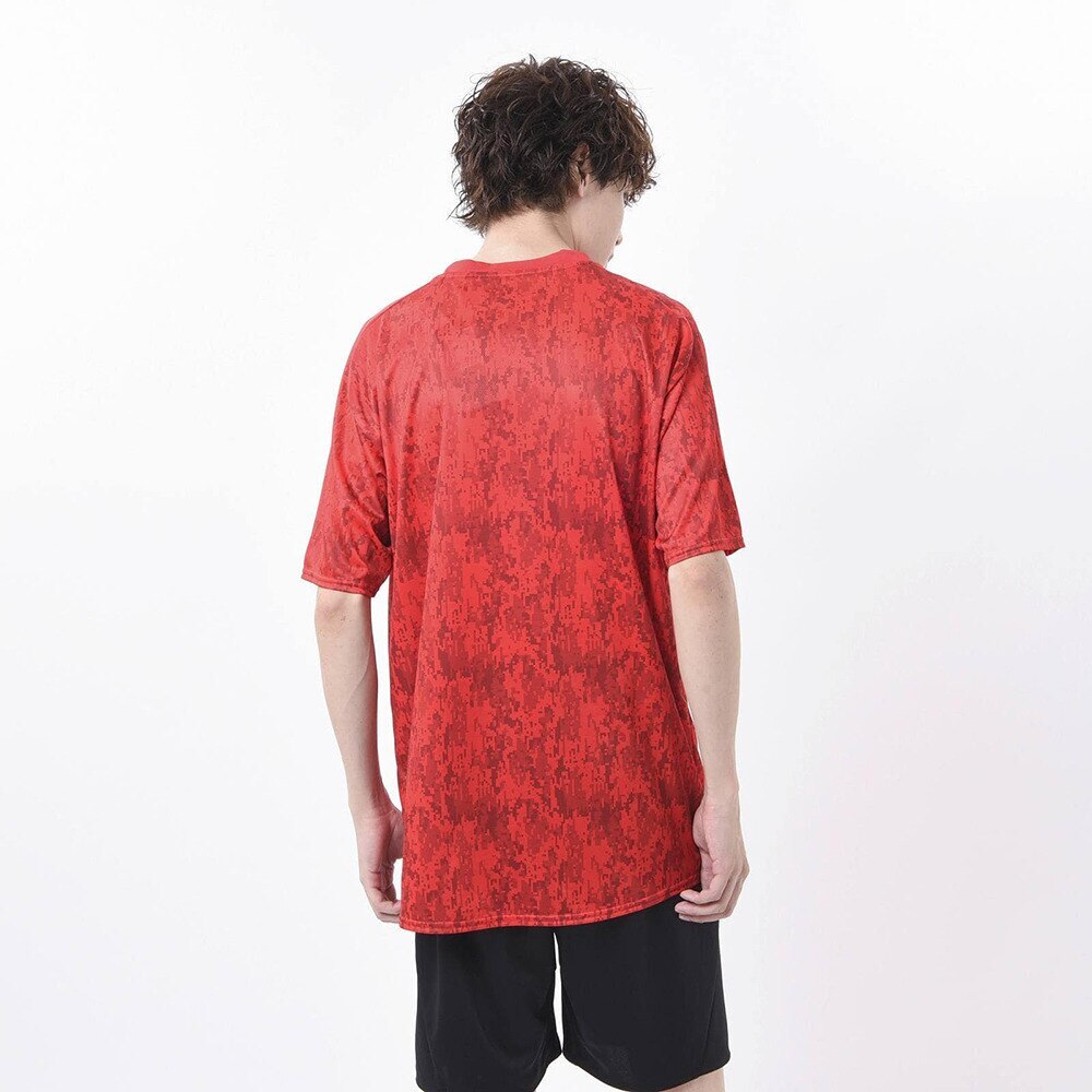 ニューバランス（new balance）（メンズ）サッカーウェア ゲームシャツ 半袖Tシャツ JMTF1010RED