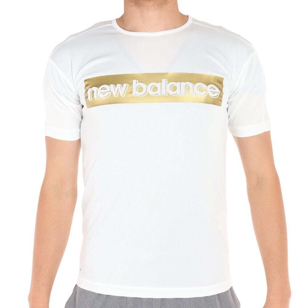 ニューバランス（new balance）（メンズ、レディース）サッカーウェア ロゴプラクティスシャツ JMTF2311WT