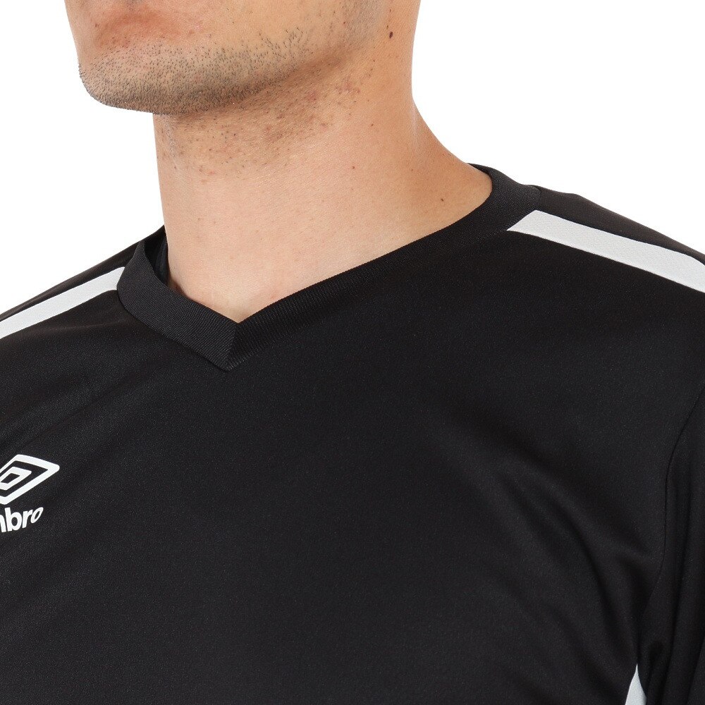アンブロ（UMBRO）（メンズ）サッカーウェア プラクティスシャツ UUUTJA65 BLK