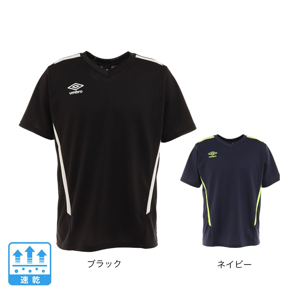 アンブロ（UMBRO）（メンズ）サッカーウェア プラクティスシャツ UUUTJA65 BLK