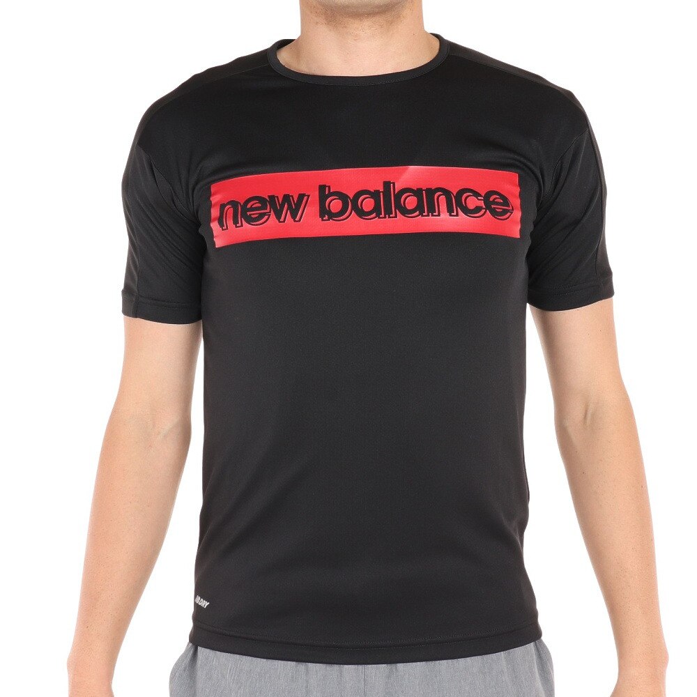 ニューバランス（new balance）（メンズ、レディース）サッカーウェア ロゴプラクティスシャツ JMTF2311BRD