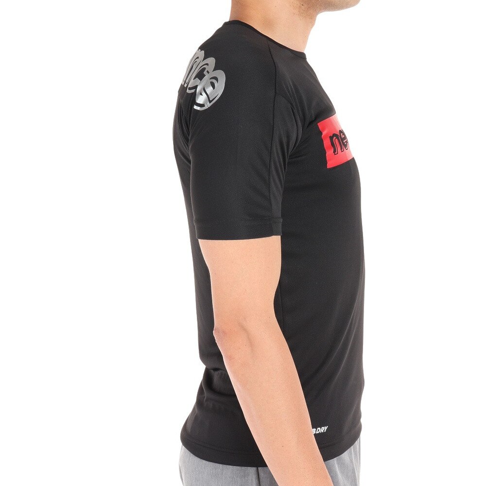 ニューバランス（new balance）（メンズ、レディース）サッカーウェア ロゴプラクティスシャツ JMTF2311BRD