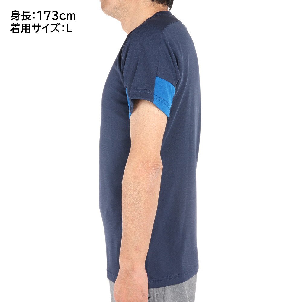 デュアリグ（DUARIG）（メンズ）サッカーウェア ドライプラス 半袖 Tシャツ プラクティスシャツ 2S8205-SCWR-741UK NVY