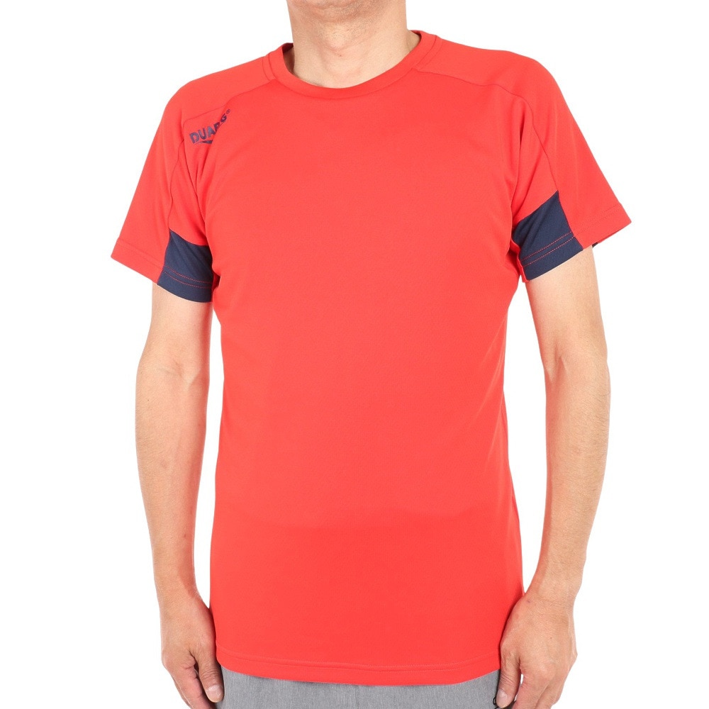 デュアリグ（DUARIG）（メンズ）サッカーウェア ドライプラス 半袖 Tシャツ プラクティスシャツ 2S8205-SCWR-741UK ORG  スポーツ用品はスーパースポーツゼビオ