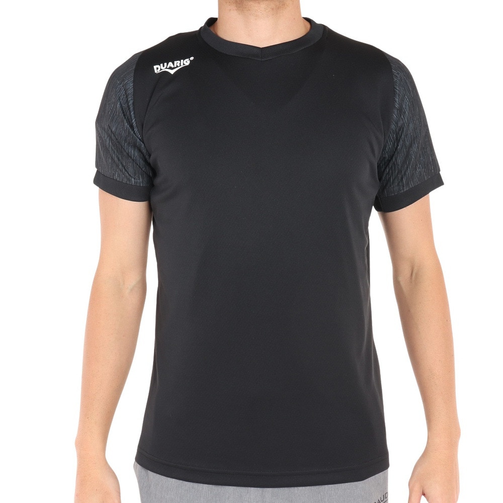 デュアリグ（DUARIG）（メンズ）サッカーウェア ドライプラス 半袖 Tシャツ プラクティスシャツ 2S8206-SCWR-741UK BLK