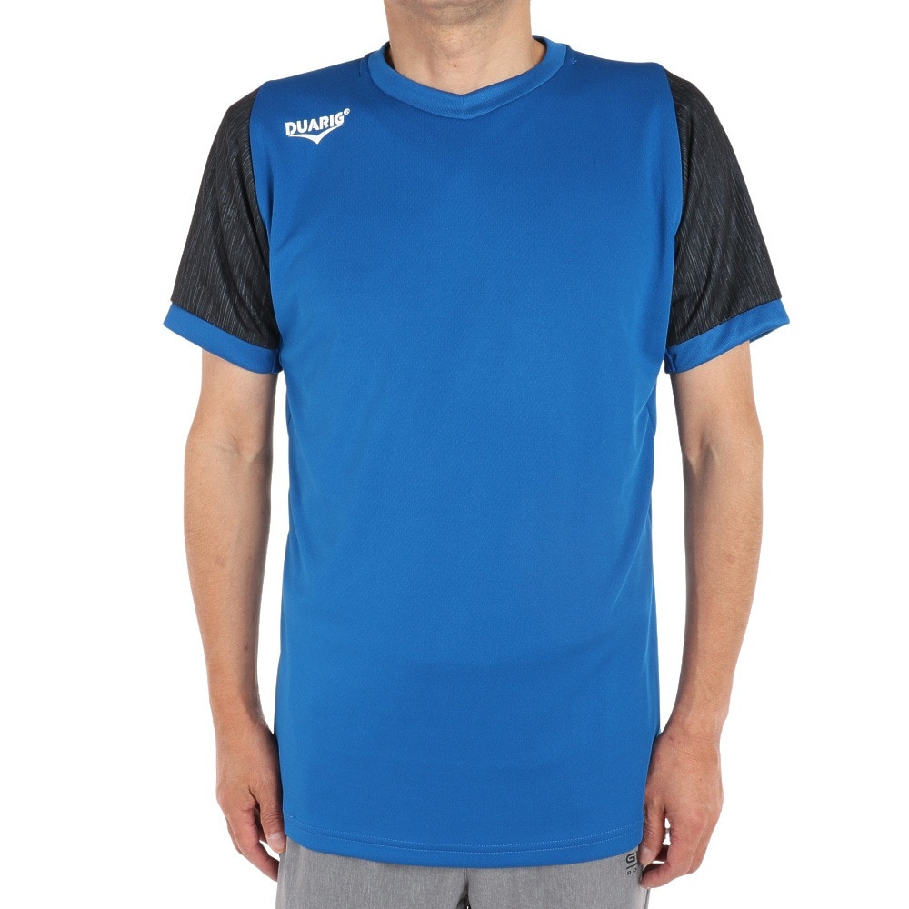 デュアリグ（DUARIG）（メンズ）サッカーウェア ドライプラス 半袖 Tシャツ プラクティスシャツ 2S8206-SCWR-741UK BLU