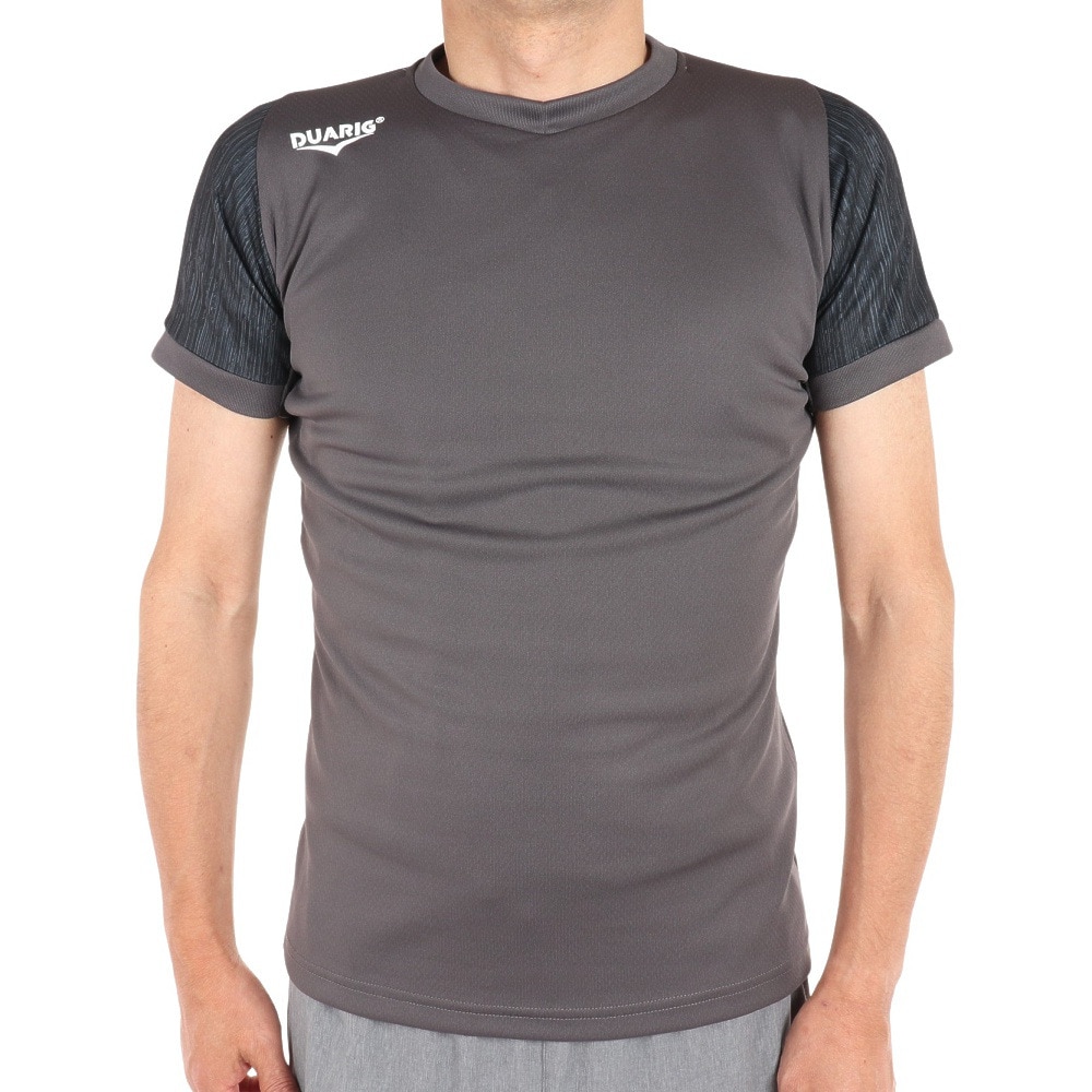 デュアリグ（DUARIG）（メンズ）サッカーウェア ドライプラス 半袖 Tシャツ プラクティスシャツ 2S8206-SCWR-741UK CGRY  スポーツ用品はスーパースポーツゼビオ