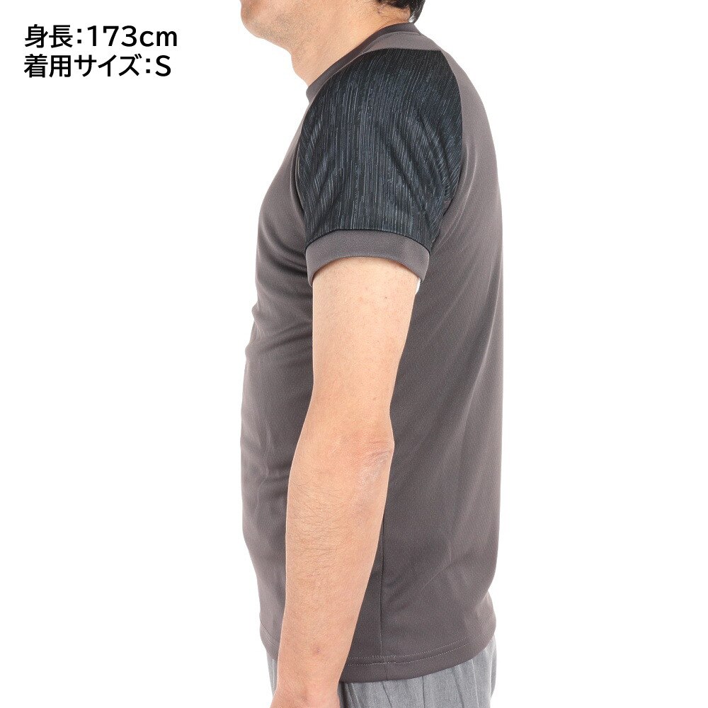 デュアリグ（DUARIG）（メンズ）サッカーウェア ドライプラス 半袖 Tシャツ プラクティスシャツ 2S8206-SCWR-741UK CGRY 速乾