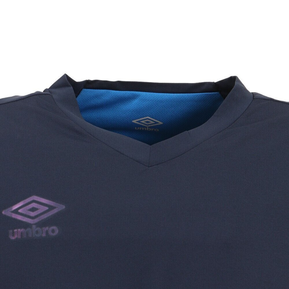 アンブロ（UMBRO）（メンズ）サッカーウェア Tシャツ 冷シャツ 接触冷感・吸汗・速乾・UVカット・遮熱 UUUTJA60 NVY