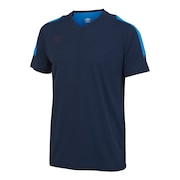 アンブロ（UMBRO）（メンズ）サッカーウェア Tシャツ 冷シャツ 接触冷感・吸汗・速乾・UVカット・遮熱 UUUTJA60 NVY