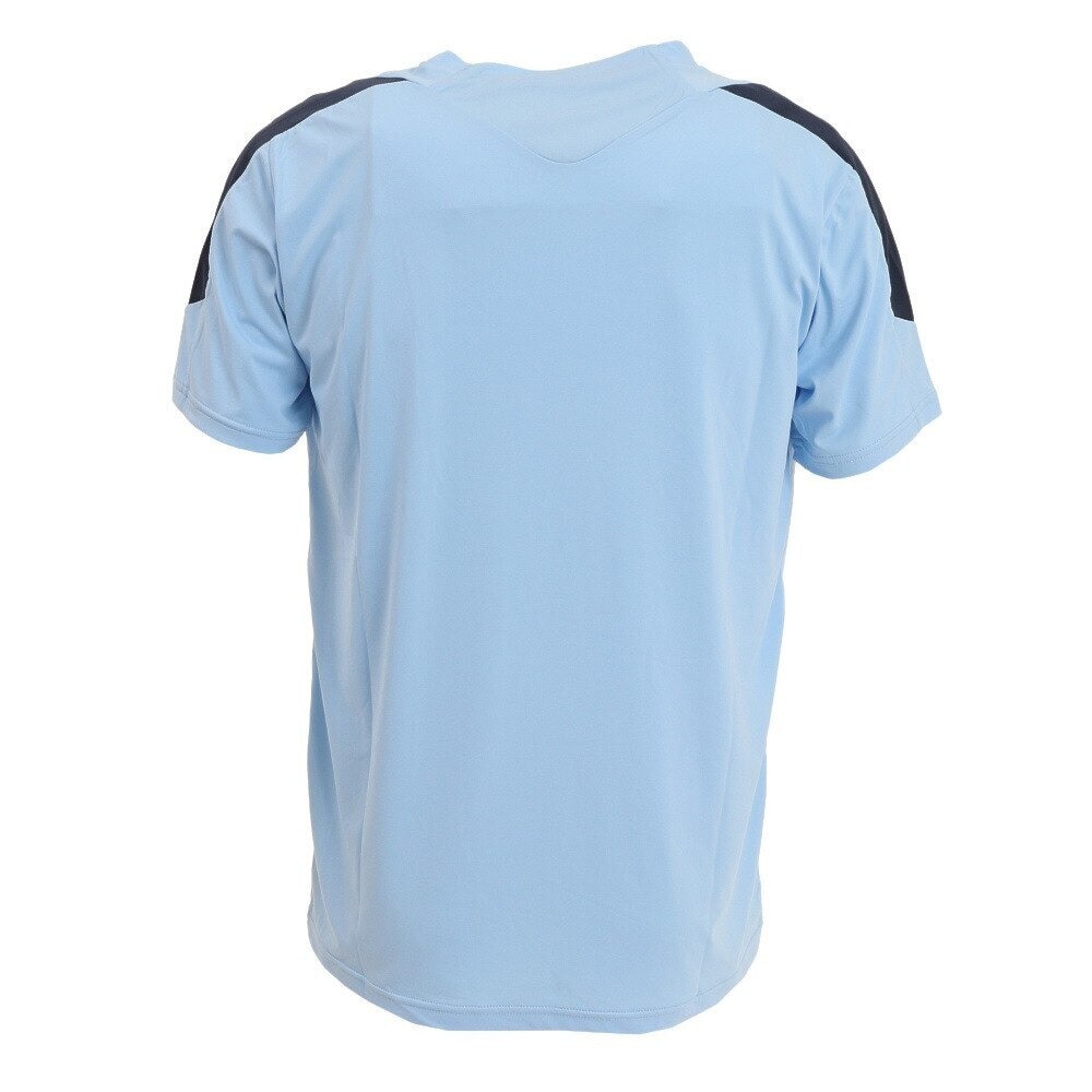 アンブロ（UMBRO）（メンズ）サッカーウェア Tシャツ 接触冷感 吸汗 速乾 UVカット 遮熱 冷シャツ UUUTJA60 RIBU  スポーツ用品はスーパースポーツゼビオ