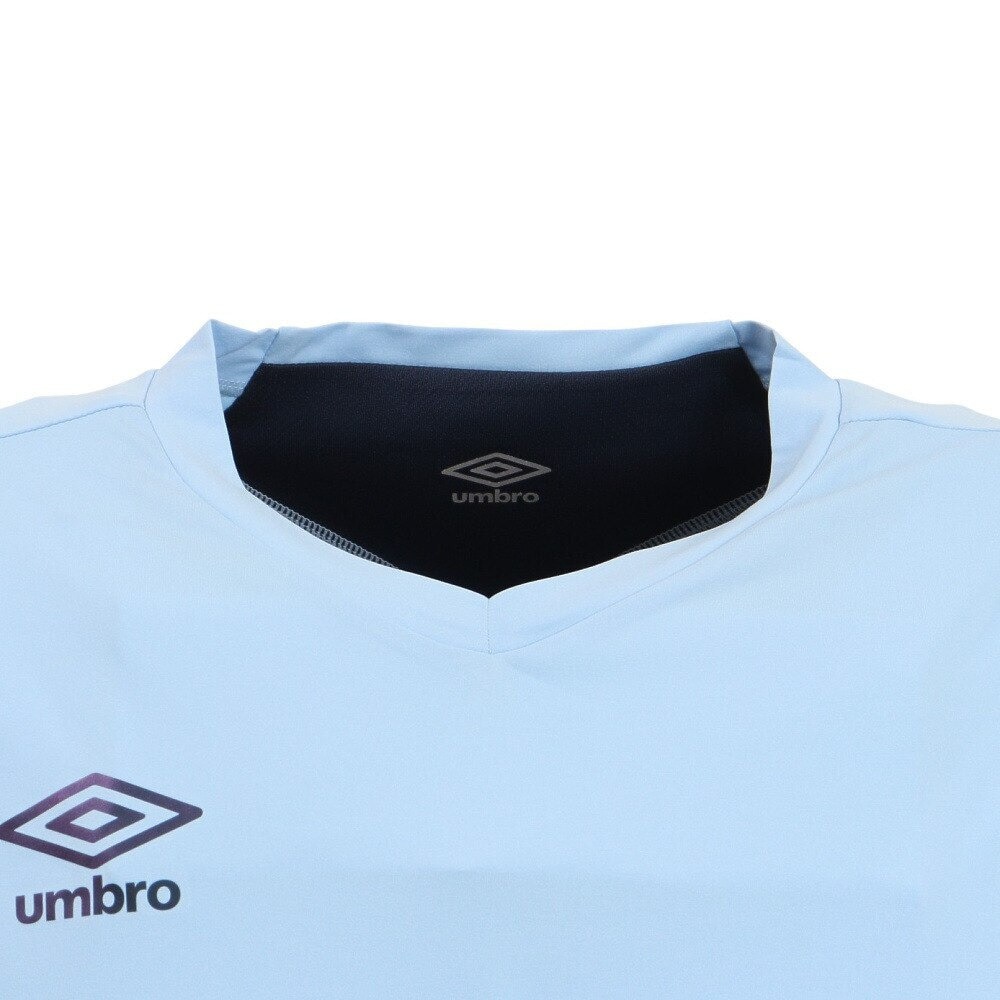 アンブロ（UMBRO） サッカーウェア Tシャツ 接触冷感 吸汗 速乾 UVカット 遮熱 冷シャツ UUUTJA60 RIBU