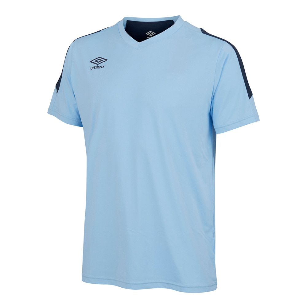 アンブロ（UMBRO） サッカーウェア Tシャツ 接触冷感 吸汗 速乾 UVカット 遮熱 冷シャツ UUUTJA60 RIBU