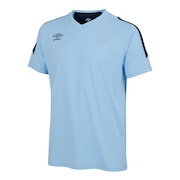 アンブロ（UMBRO）（メンズ）サッカーウェア Tシャツ 接触冷感 吸汗 速乾 UVカット 遮熱 冷シャツ UUUTJA60 RIBU