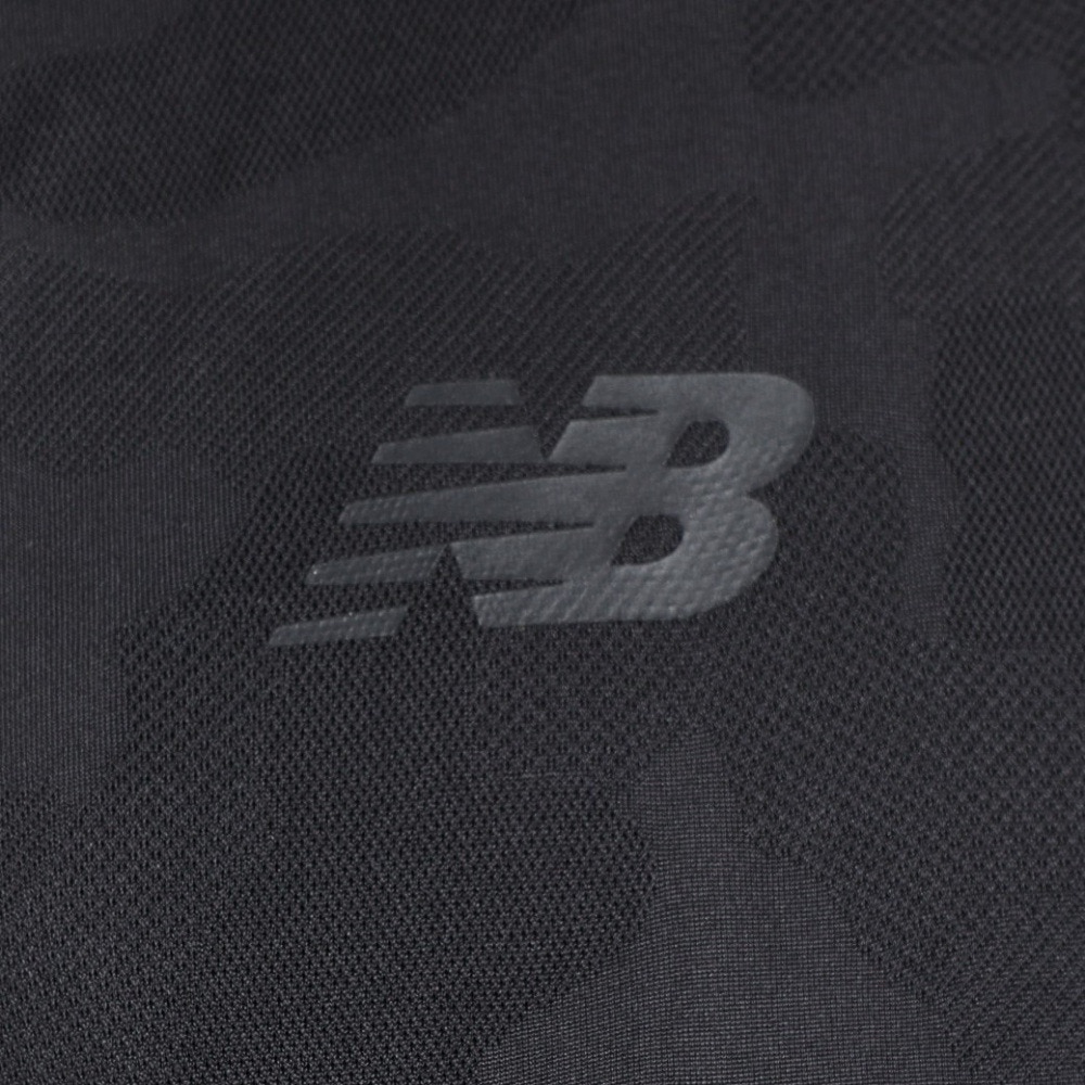 ニューバランス（new balance）（メンズ）サッカーウェア トレーニングマッチ ショートスリーブシャツ AMT35200BK 速乾
