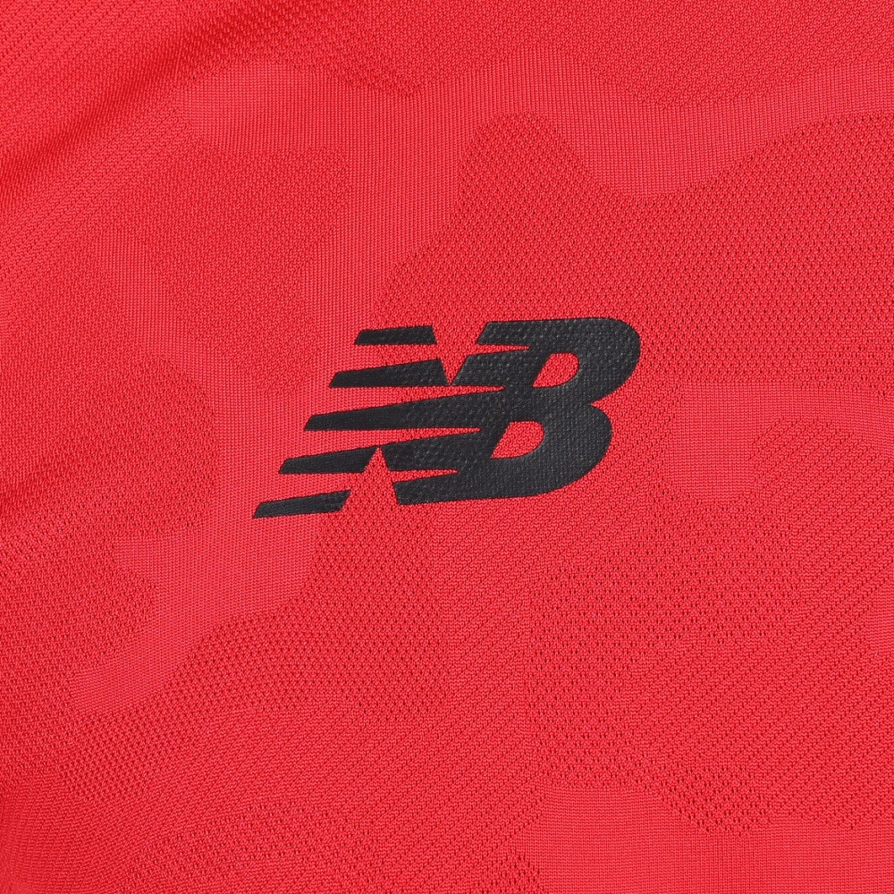 ニューバランス（new balance）（メンズ）サッカーウェア トレーニングマッチ ショートスリーブシャツ AMT35200RD 速乾