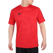 ニューバランス（new balance）（メンズ）サッカーウェア トレーニングマッチ ショートスリーブシャツ AMT35200RD