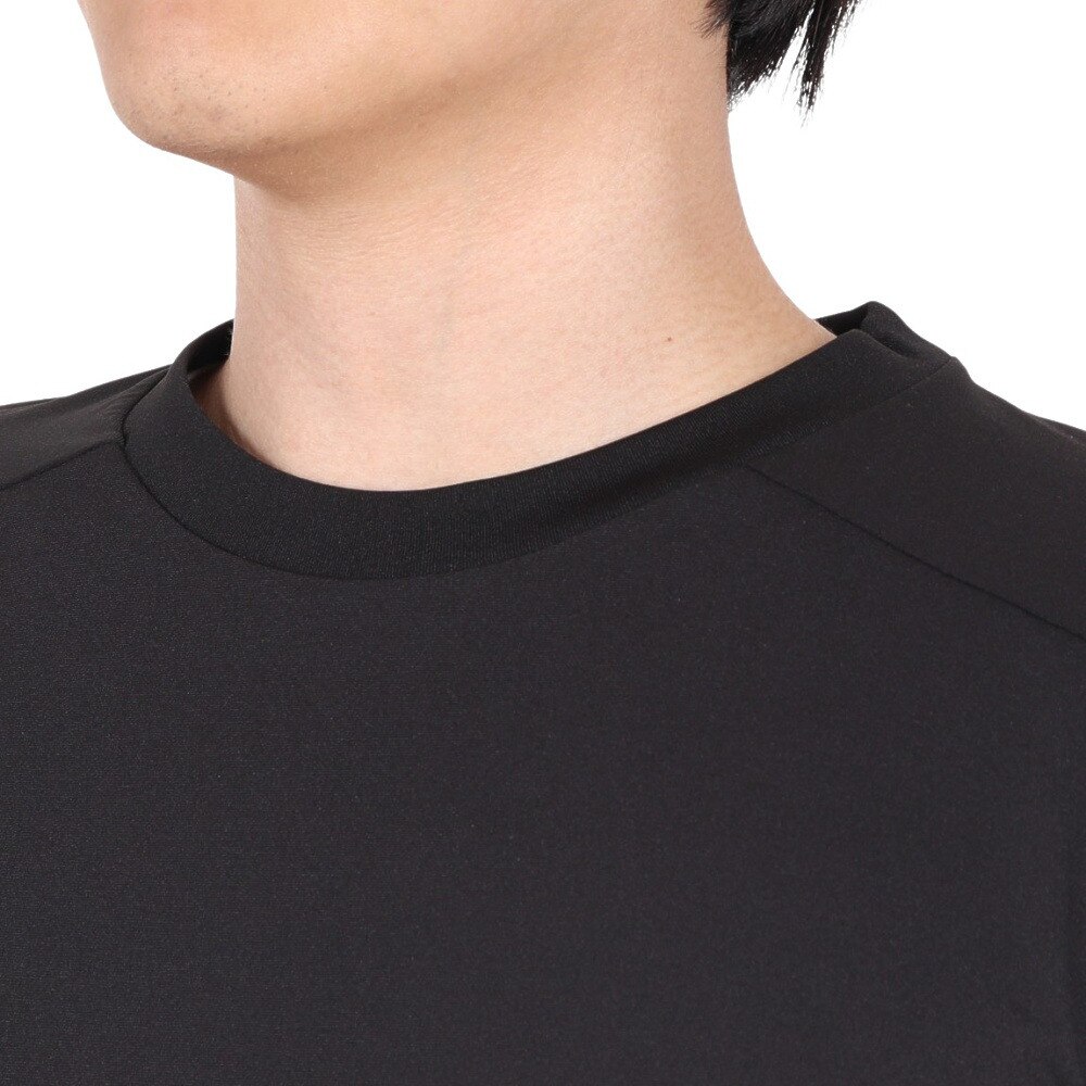 アンブロ（UMBRO）（メンズ）サッカーウェア UVカット 半袖プラクティスシャツ UUUVJA55 BLK