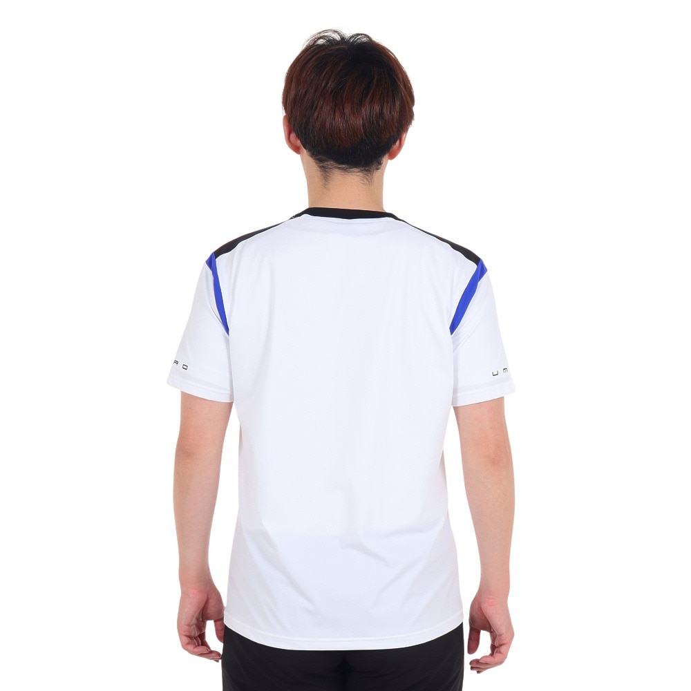 アンブロ（UMBRO）（メンズ）サッカーウェア UVカット 半袖プラクティスシャツ UUUVJA55 WHT 速乾