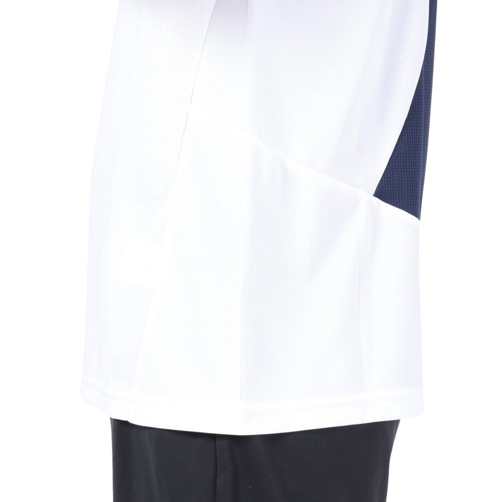 アンブロ（UMBRO）（メンズ）サッカーウェア 半袖プラクティスシャツ UUUVJA60 WHT 冷感 速乾