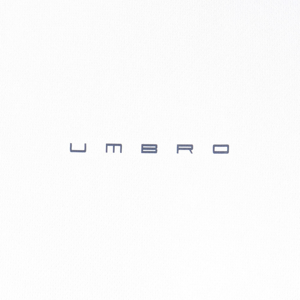 アンブロ（UMBRO）（メンズ）サッカーウェア 半袖プラクティスシャツ UUUVJA60 WHT 冷感 速乾