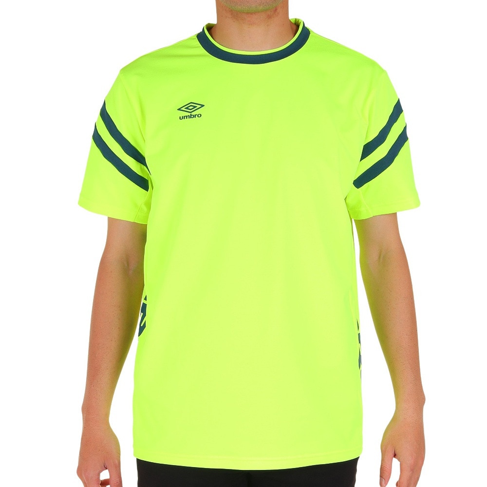 アンブロ（UMBRO）（メンズ）サッカーウェア フィールテック半袖プラクティスシャツ UUUVJA62 PCK