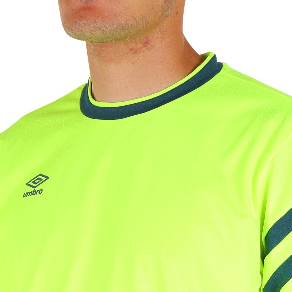 アンブロ（UMBRO）（メンズ）サッカーウェア フィールテック半袖プラクティスシャツ UUUVJA62 PCK