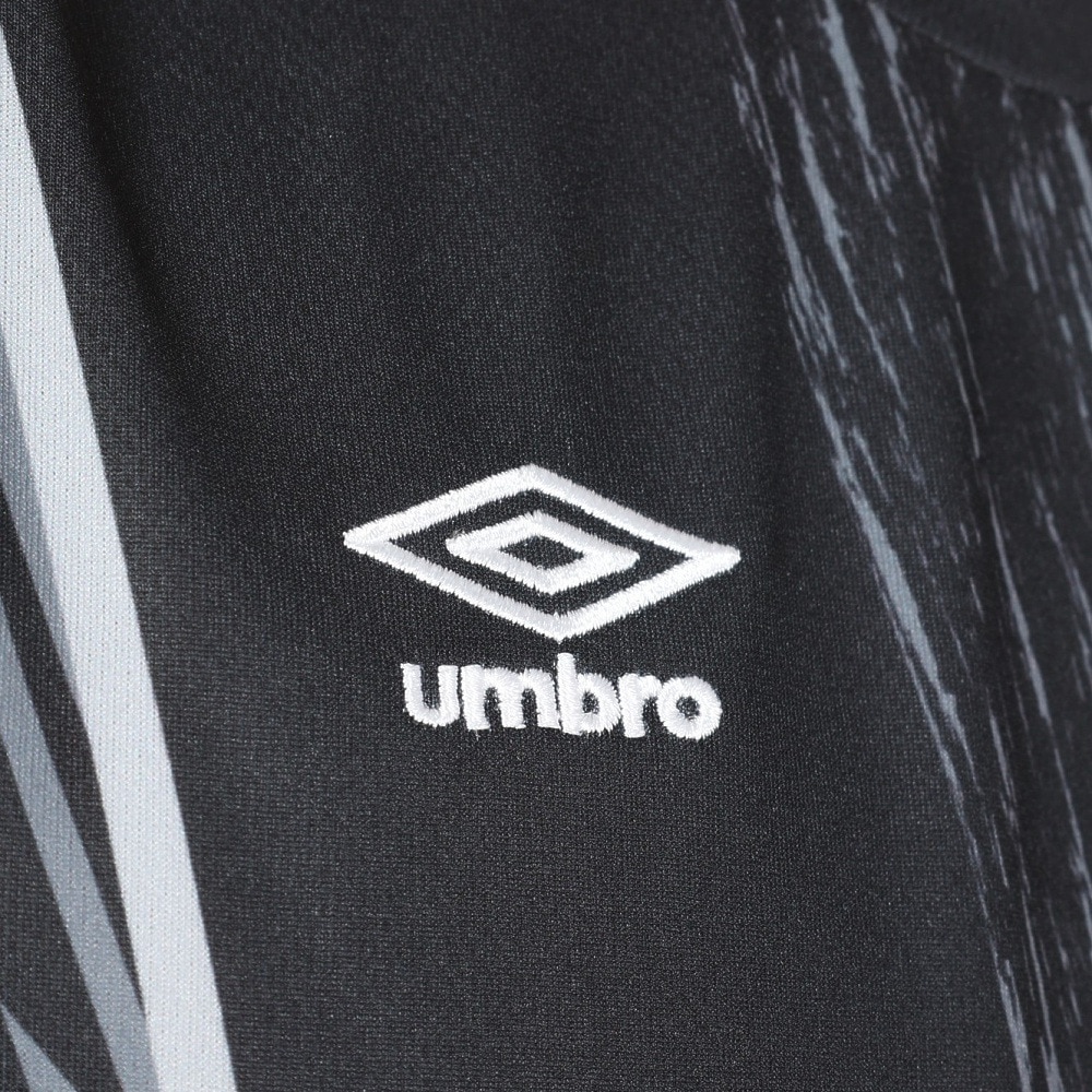 アンブロ（UMBRO）（メンズ）サッカーウェア グラフィック半袖プラクティスシャツ UUUVJA63 BLK