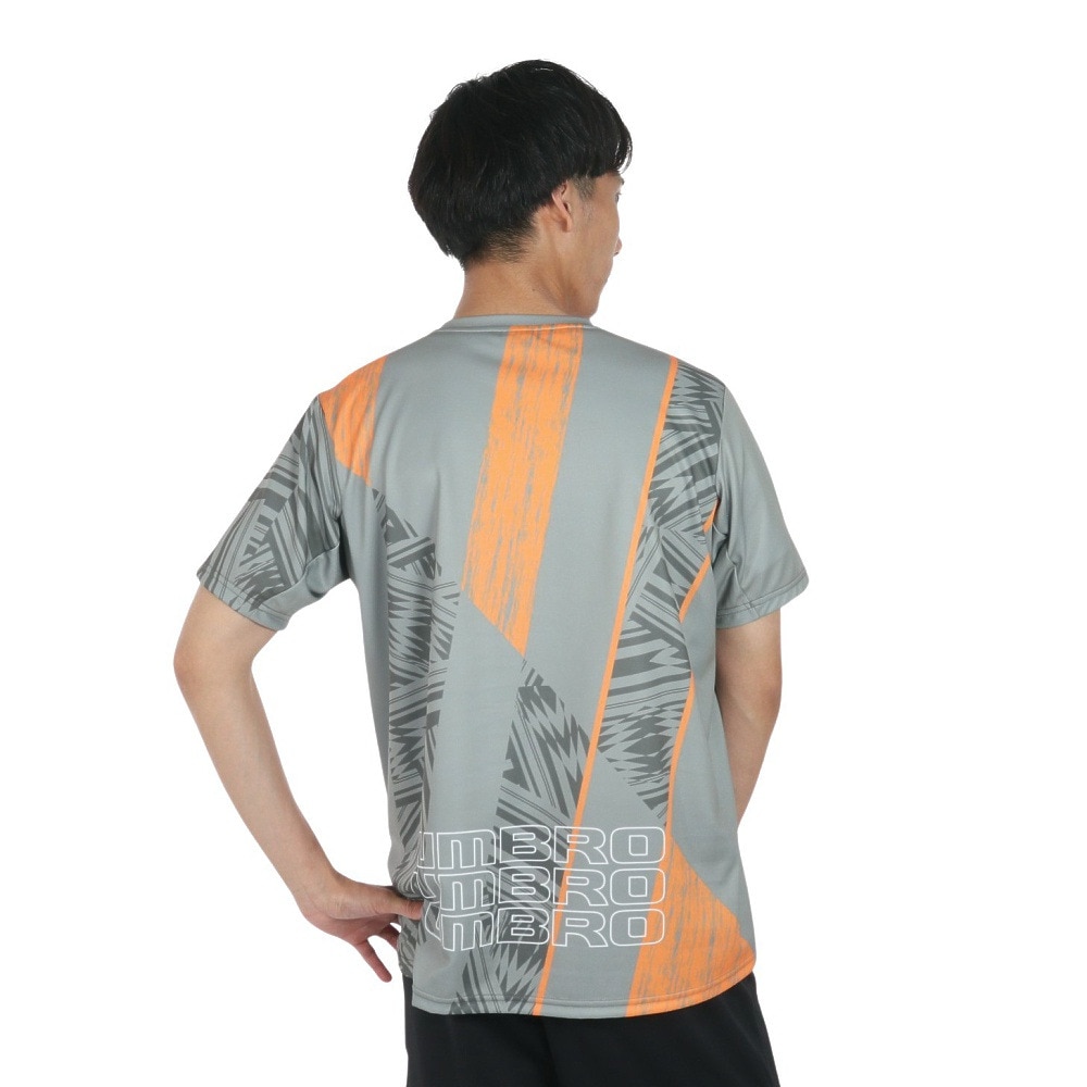 アンブロ（UMBRO）（メンズ）サッカーウェア グラフィック半袖プラクティスシャツ UUUVJA63 WRBG