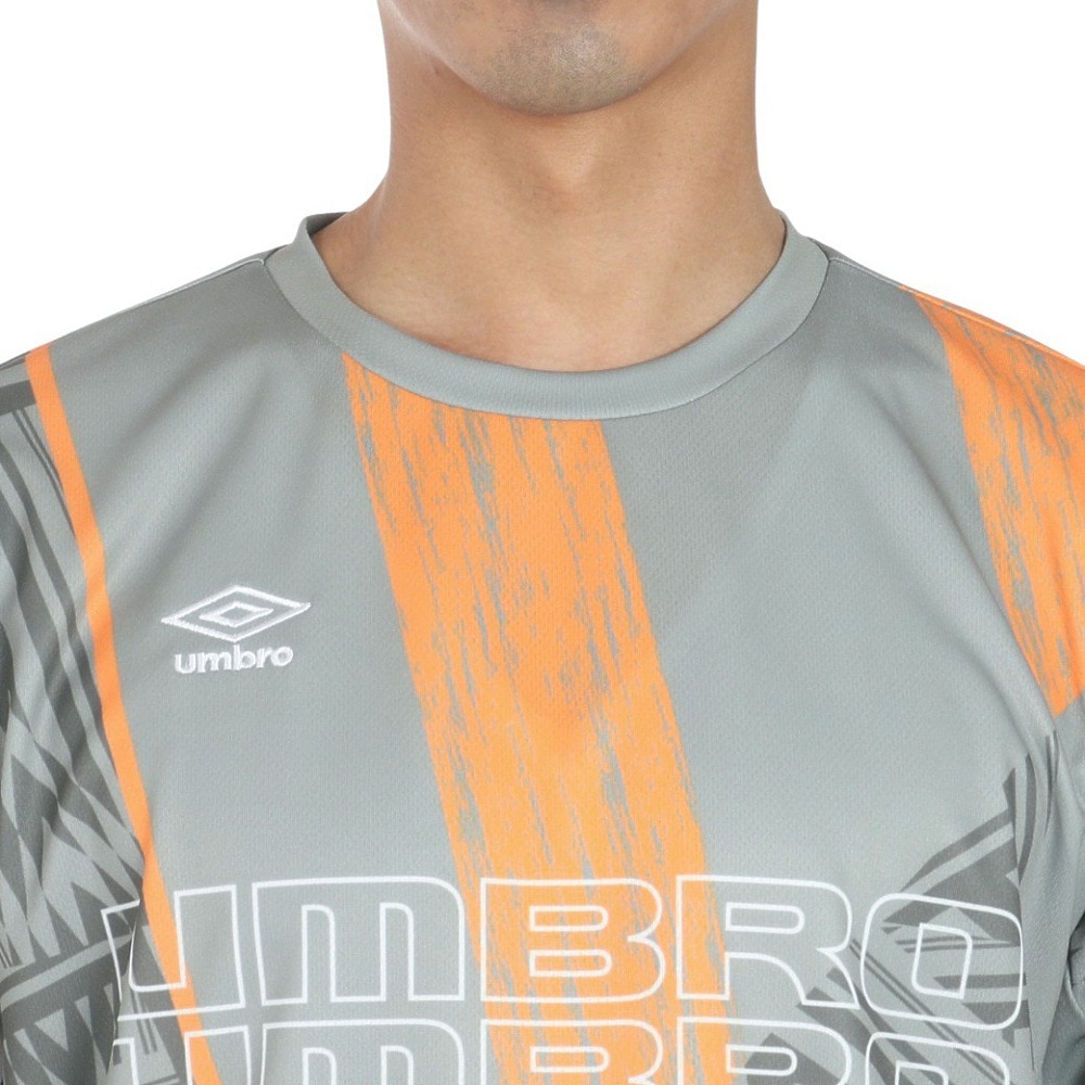 アンブロ（UMBRO）（メンズ）サッカーウェア グラフィック半袖プラクティスシャツ UUUVJA63 WRBG