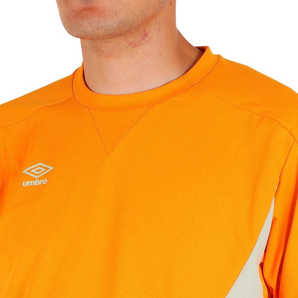 アンブロ（UMBRO）（メンズ）サッカーウェア フィールテック半袖プラクティスシャツ UUUVJA64 OPOG