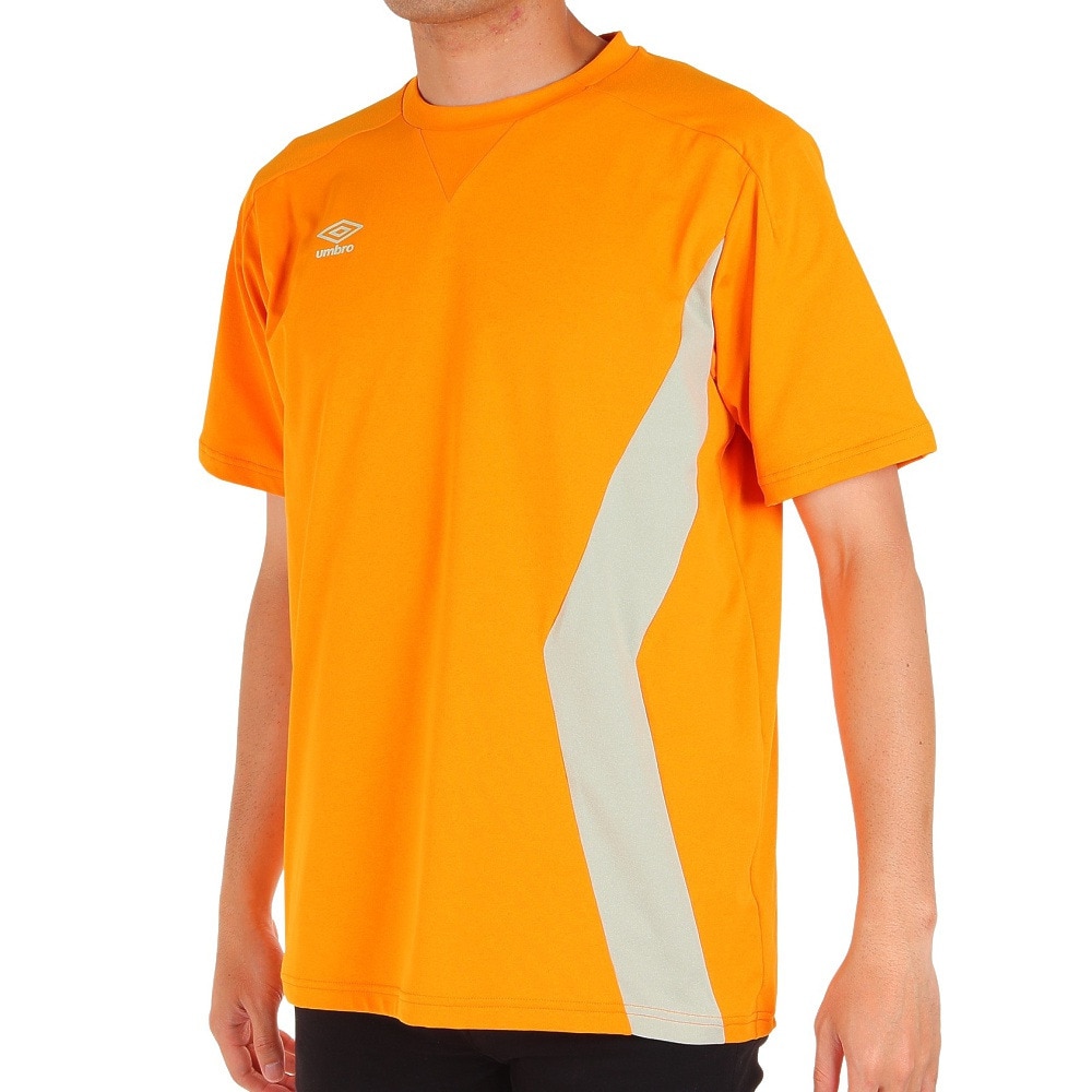 アンブロ（UMBRO）（メンズ）サッカーウェア フィールテック半袖プラクティスシャツ UUUVJA64 OPOG  スポーツ用品はスーパースポーツゼビオ