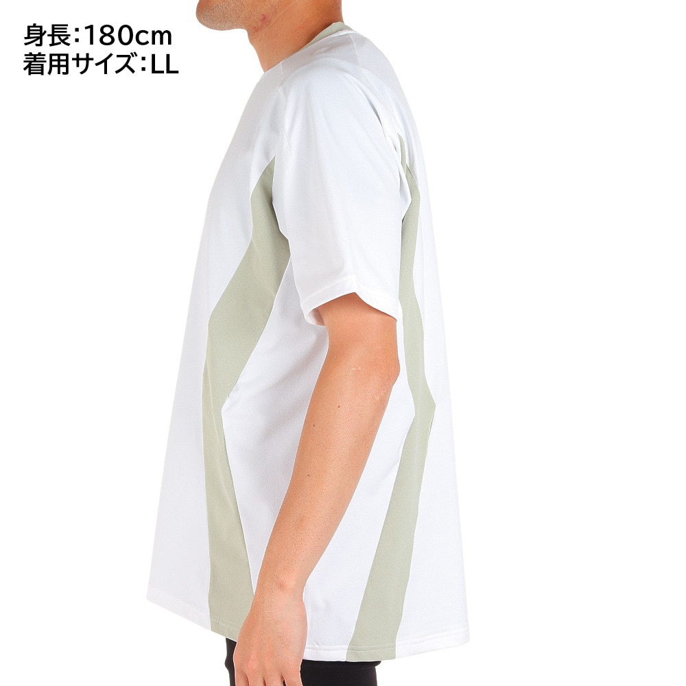 アンブロ（UMBRO）（メンズ）サッカーウェア フィールテック半袖プラクティスシャツ UUUVJA64 WHT