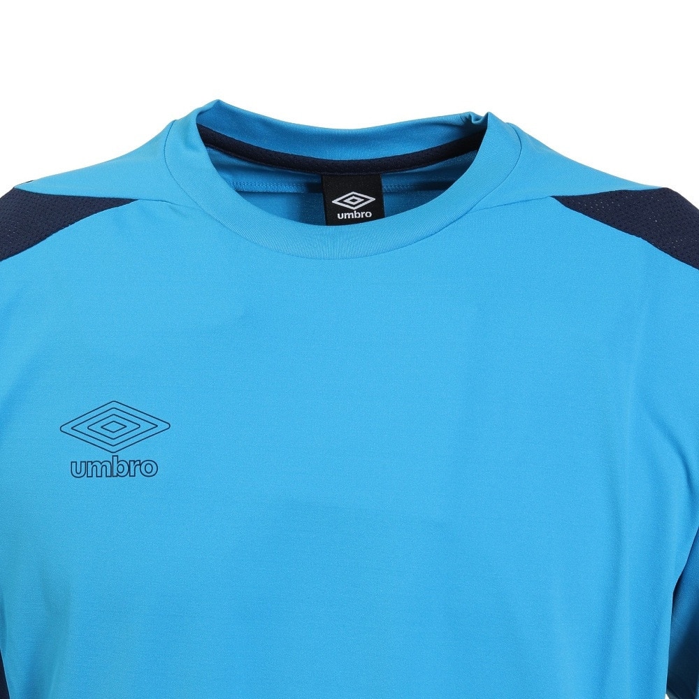 アンブロ（UMBRO）（メンズ、レディース）サッカーウェア フィールテック 長袖プラクティスシャツ UUUUJB52 IBLU