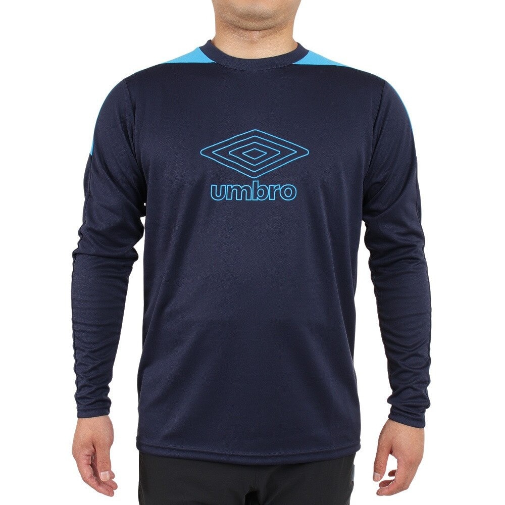 アンブロ（UMBRO） サッカーウェア 長袖ラクティスシャツ UUUUJB53 NVY