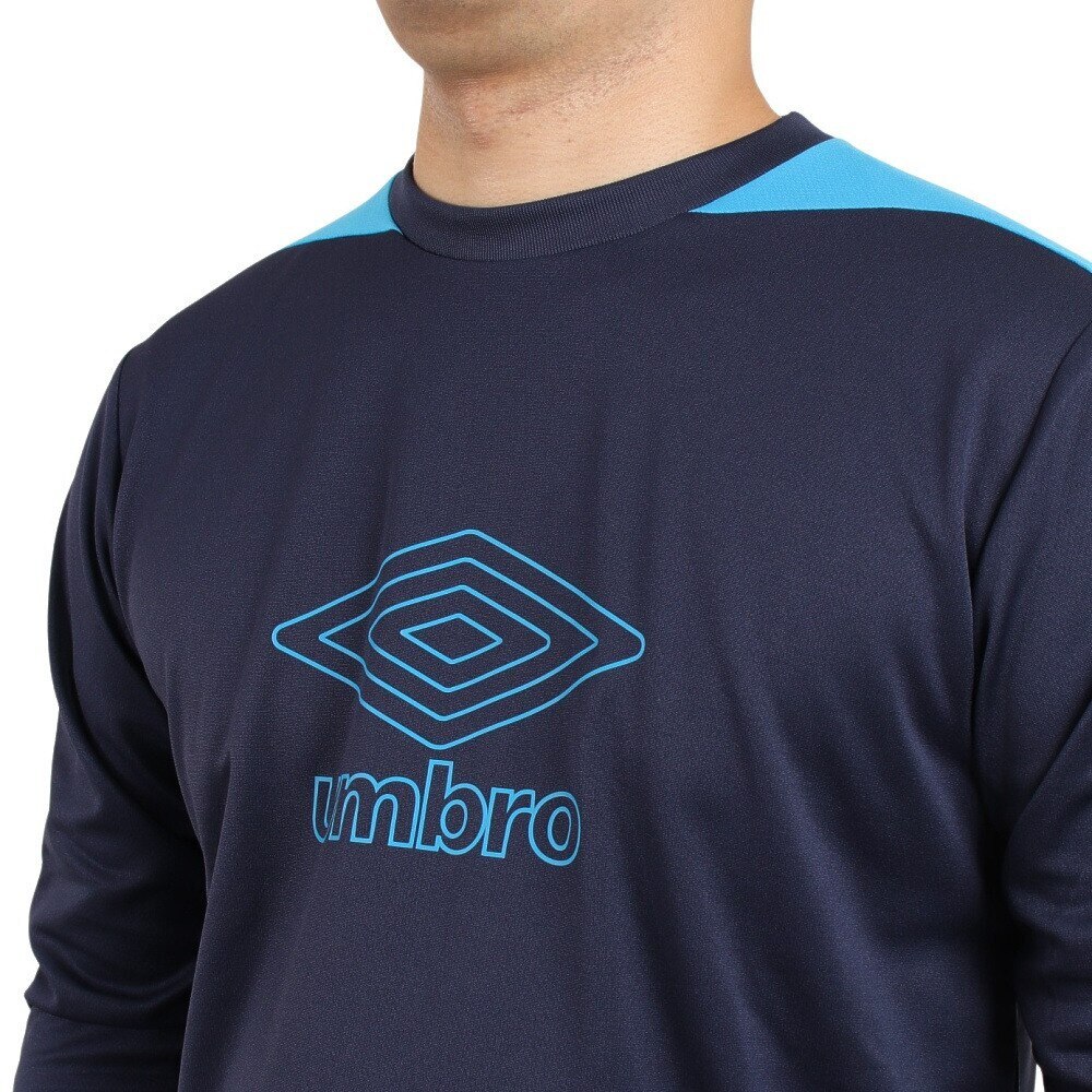 アンブロ（UMBRO） サッカーウェア 長袖ラクティスシャツ UUUUJB53 NVY