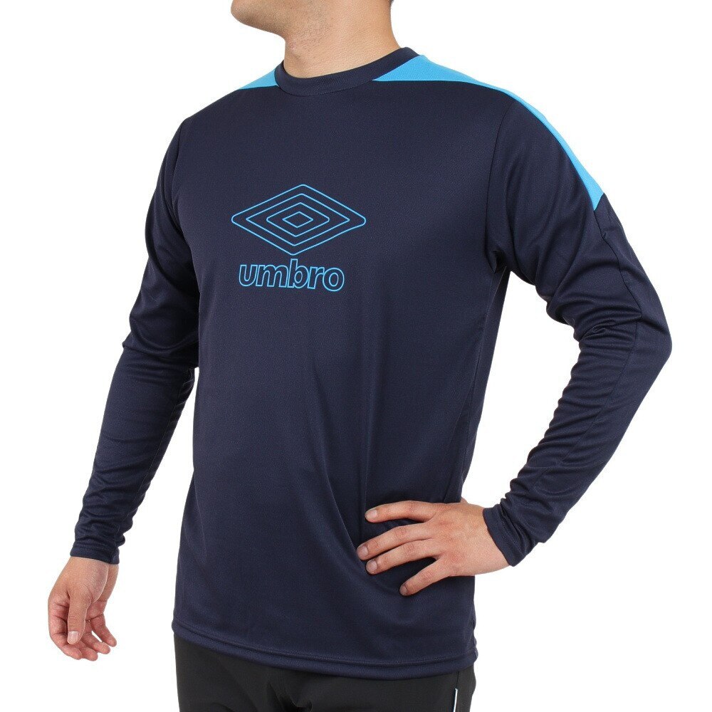 アンブロ（UMBRO） サッカーウェア 長袖ラクティスシャツ UUUUJB53 NVY