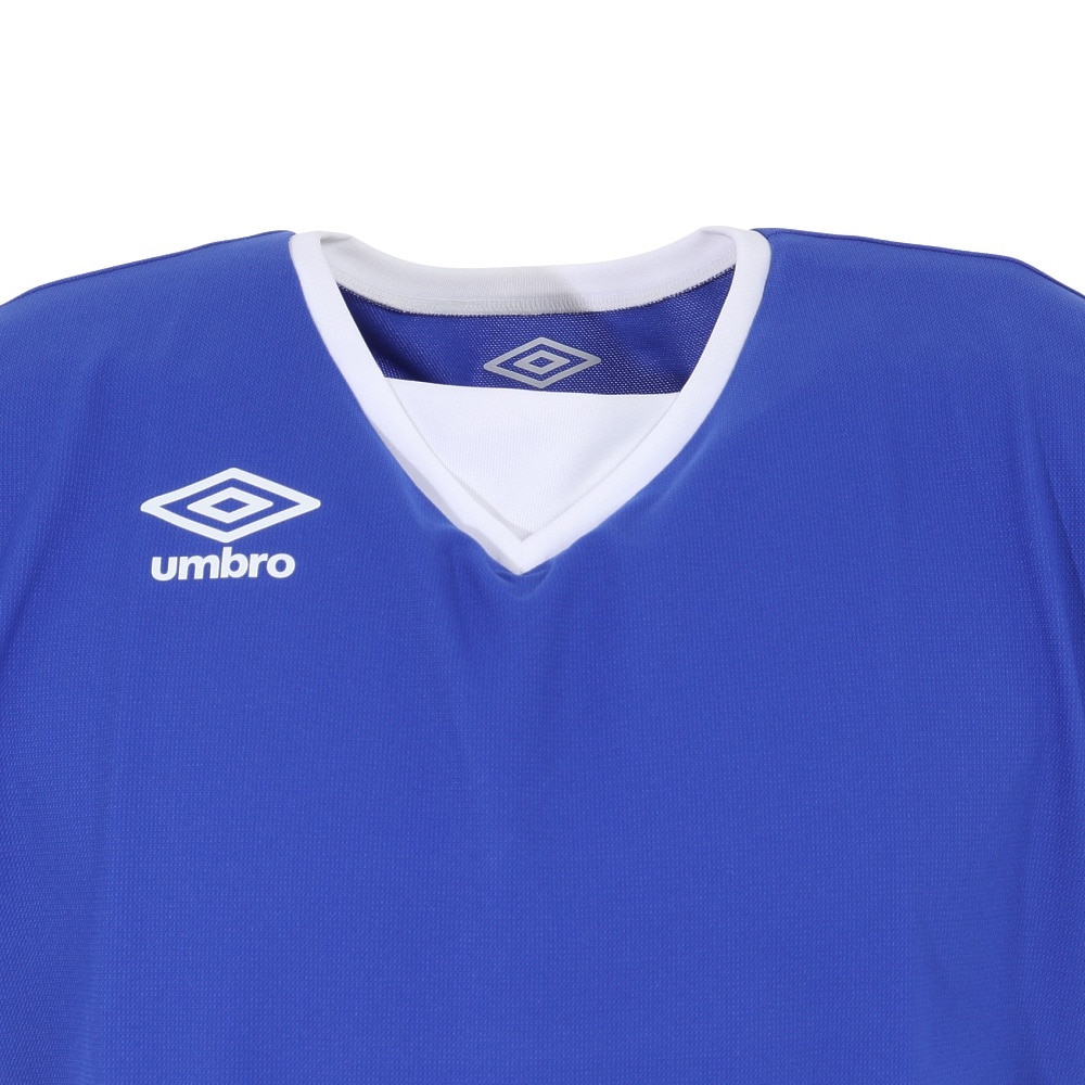 アンブロ（UMBRO）（メンズ）サッカーウェア ゲーム半袖シャツ UAS6700B BLU 速乾