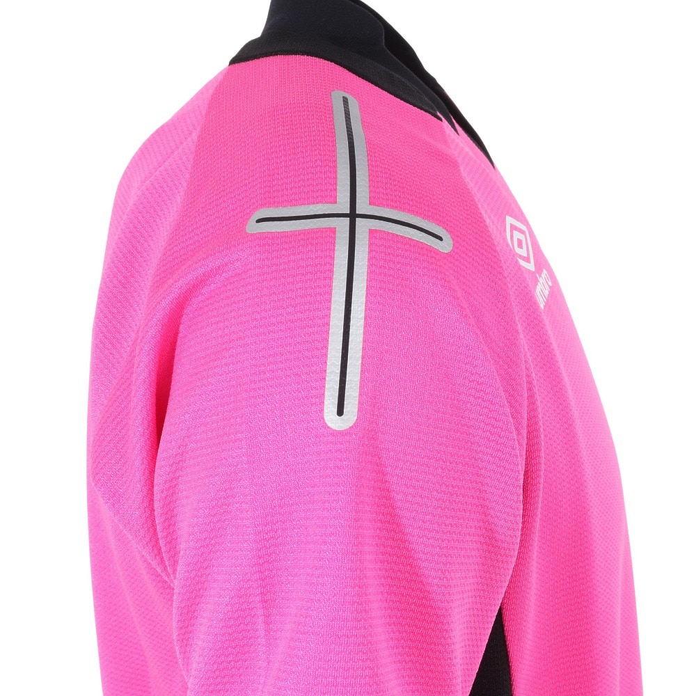 アンブロ（UMBRO）（メンズ）サッカー ウェア メンズ GAME ゴールキーパー 半袖 シャツ UAS6708G SPNK 速乾
