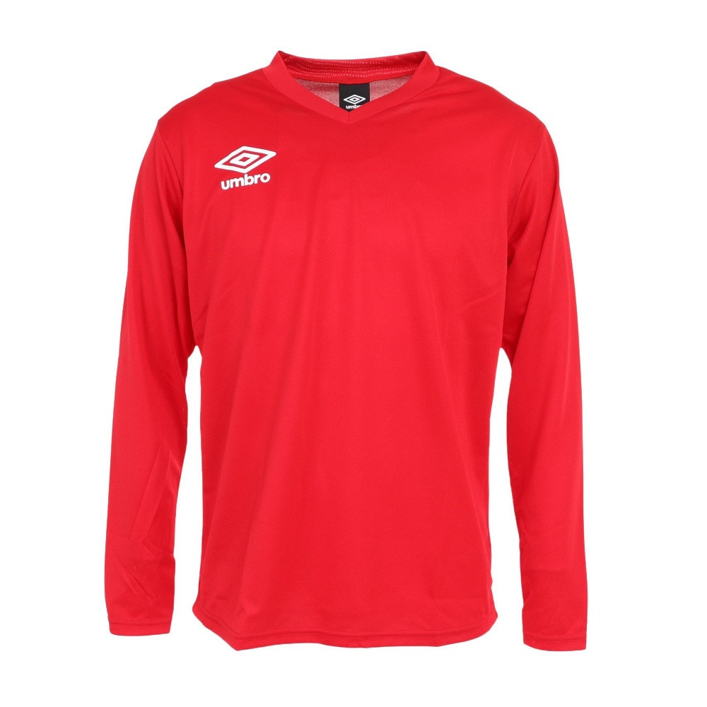 アンブロ（UMBRO）（メンズ）サッカーウェア TMセカンダリー長袖シャツ UBS7637L MRED 速乾
