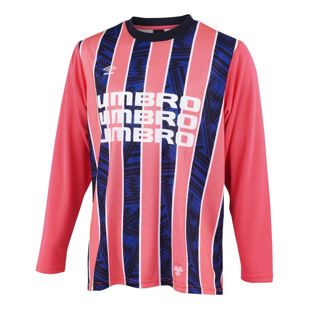 アンブロ（UMBRO）（メンズ）サッカーウェア グラフィック長袖プラクティスシャツ UUUWJB51 FMZD