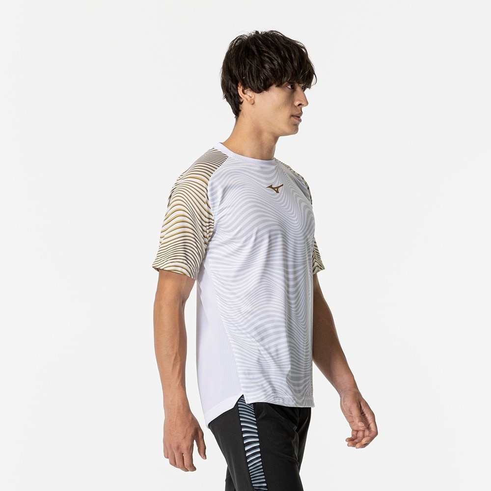 ミズノ（MIZUNO）（メンズ、レディース）サッカーウェア フィールドシャツ 半袖Tシャツ P2MAB04101