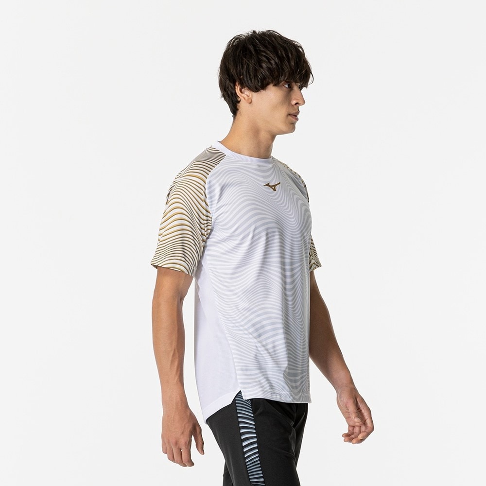 ミズノ（MIZUNO）（メンズ、レディース）サッカーウェア フィールドシャツ 半袖Tシャツ P2MAB04101 速乾
